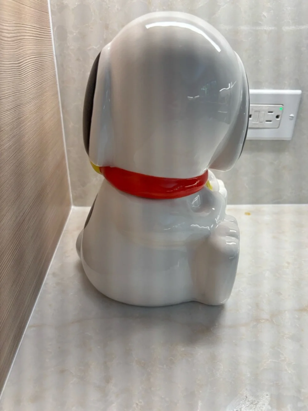 NWT Snoopy & Woodstock Ceramic Cookie/Treat Jar